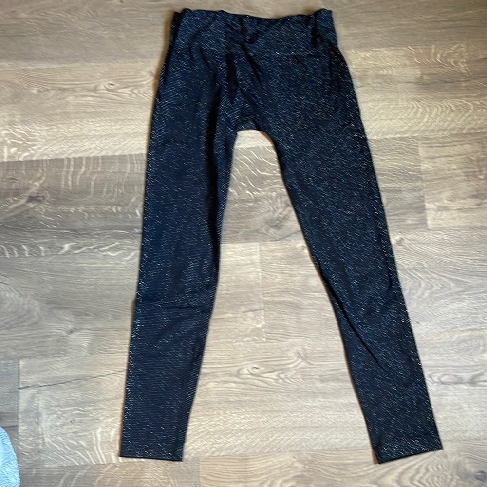 Athleta shimmer leggings, size M